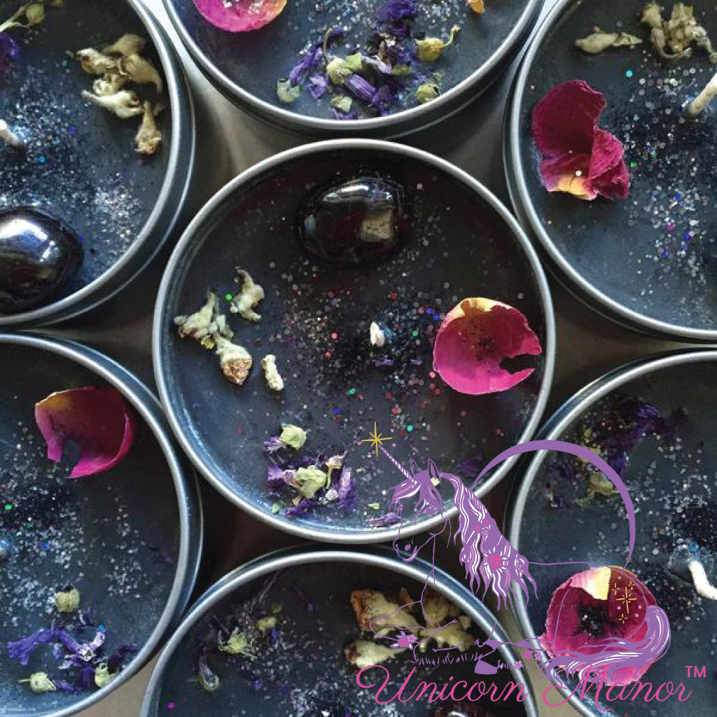 Mystic Unicorn Opium Enchantment Crystal Candle