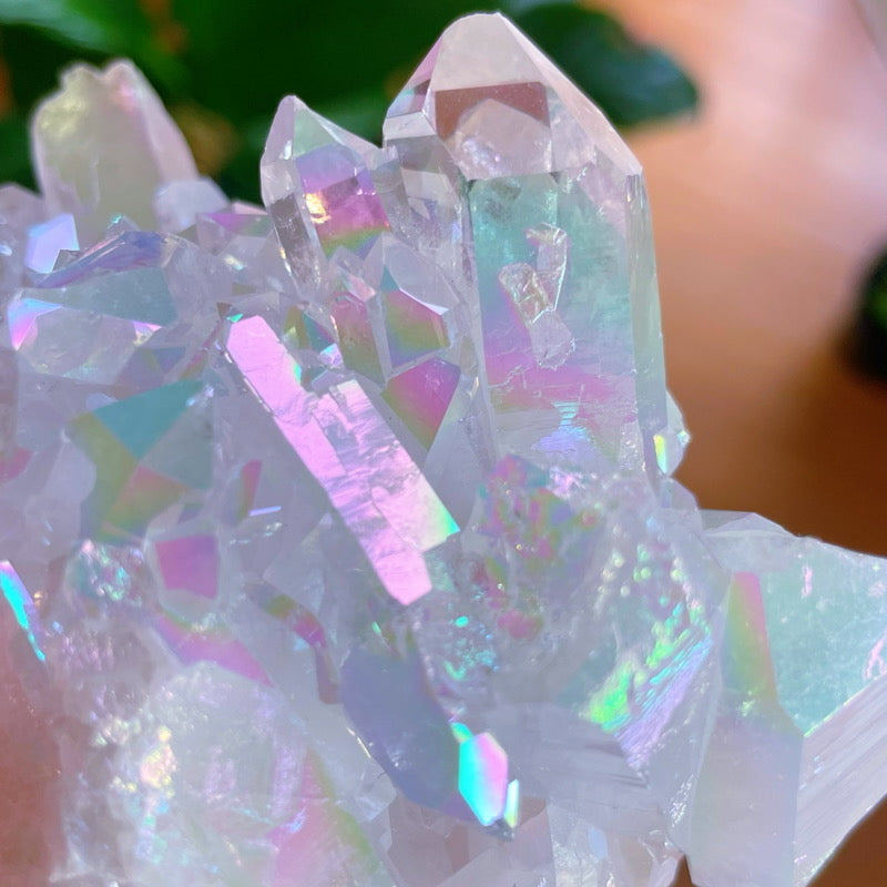 Angel Aura Quartz Cluster #2 AAA Grade