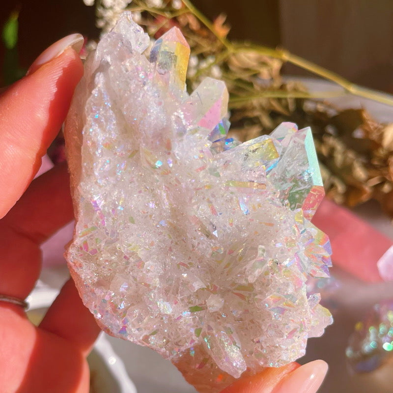 Angel Aura Quartz Large Cluster #1 AAA Grade