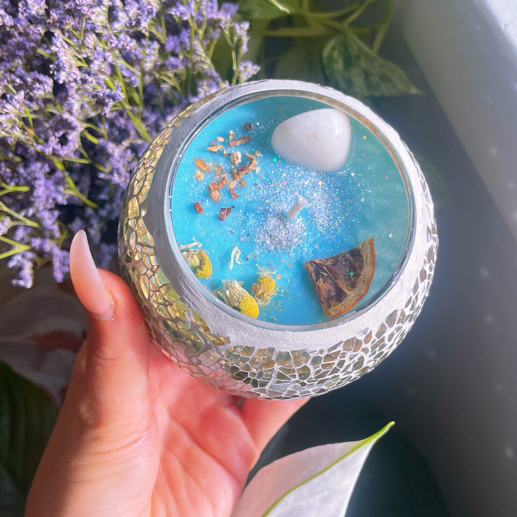 Limited Edition Starry Night Crystal Candle *seasonal*