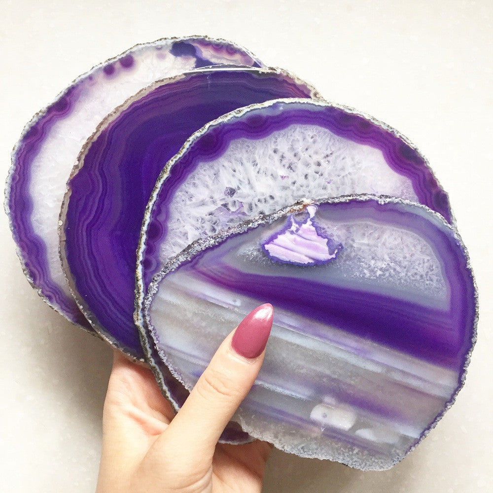 WITCH'S CHALICE AGATE COASTER